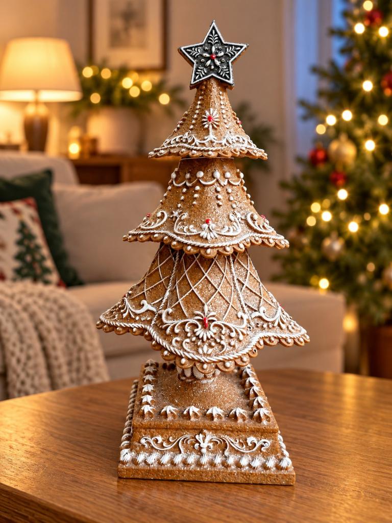 Mézeskalács fenyőfa 32cm 1