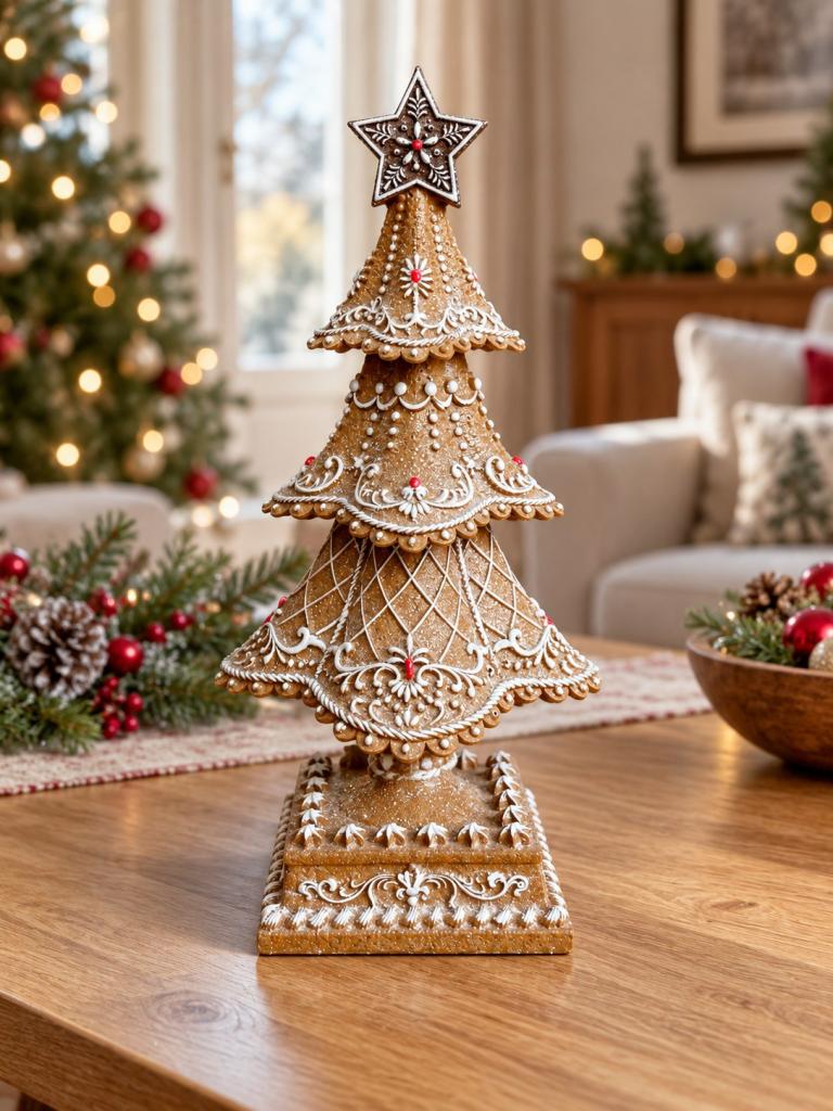 Mézeskalács fenyőfa 32cm 1