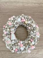 Adventi kopogtató egér királyi párral, 28cm 1