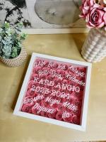 Örök rózsabox rózsaszín 2