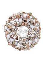 Merry christmas kopogtató, ezüst színű 1