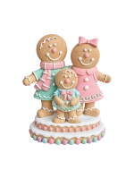Pasztell mézeskalács család 26cm 4
