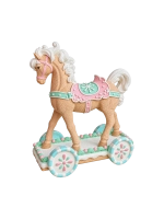 Pasztell mézeskalács hintaló 34cm 6